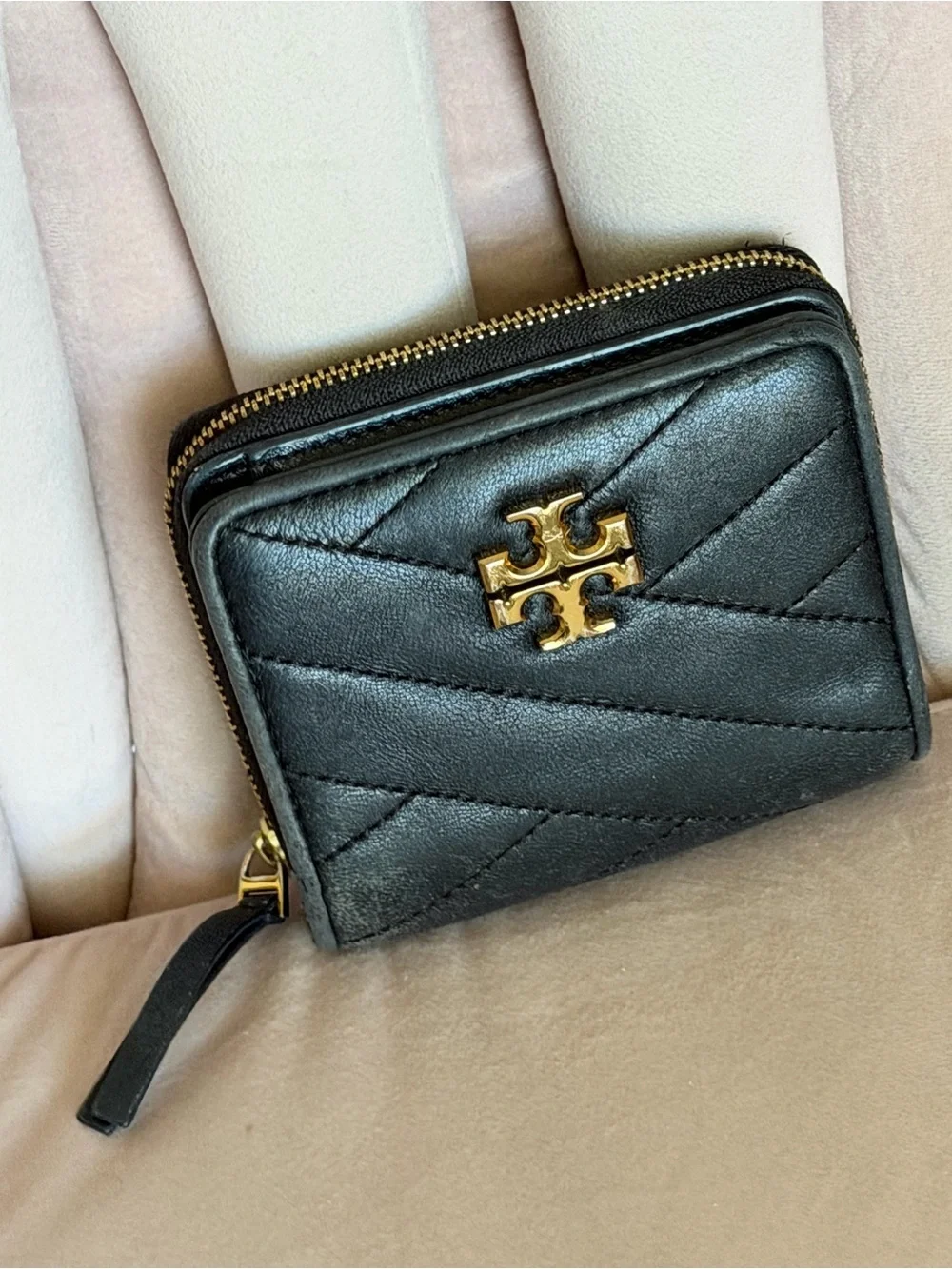 Tory Burch leather has